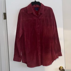 Red Suede shirt